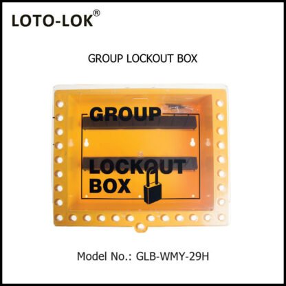 Yellow Group Locking Box (GLB‐WMY‐29H)