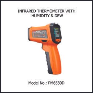 INFRARED THERMOMETER WITH HUMIDITY & DEW