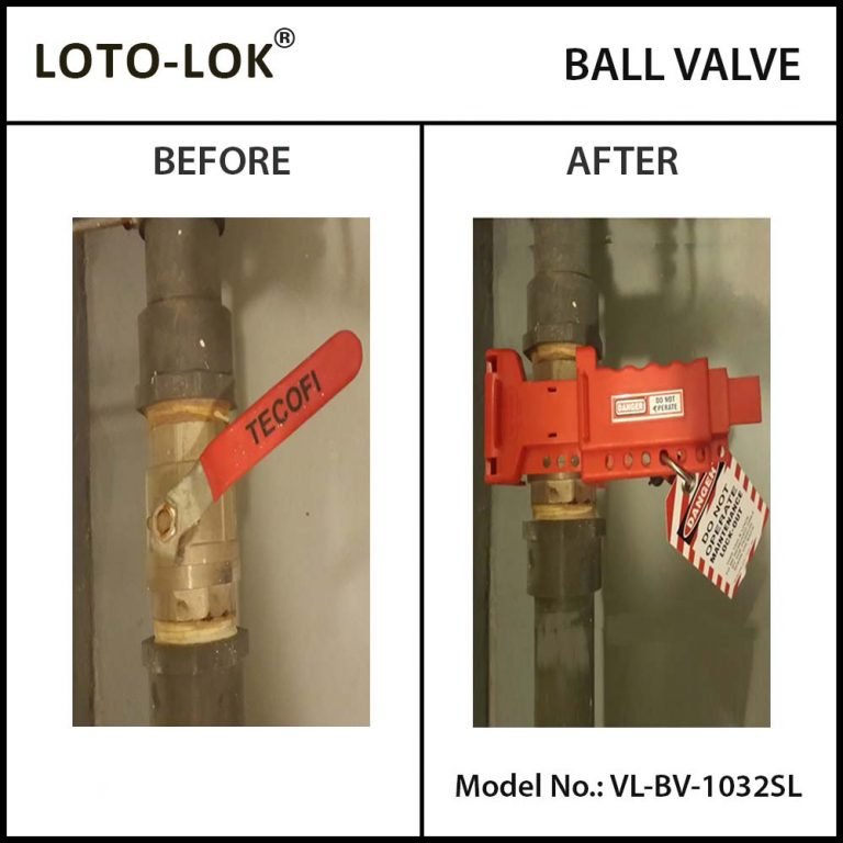 BALL VALVE LOCKOUT - LOTO SAFETY PRODUCTS