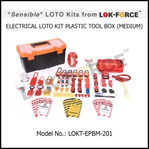 LOTO ELECTRICAL KIT PLASTIC TOOL BOX – MEDIUM