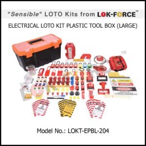 LOTO ELECTRICAL KIT PLASTIC TOOL BOX – LARGE