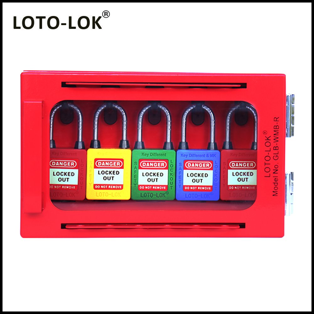 Wall Mount Group Lock Box 12 Padlocks Loto Safety Products
