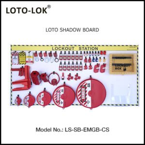 LOTO SHADOW BOARD, ELECTRICAL & MECHANICAL (With Contents)